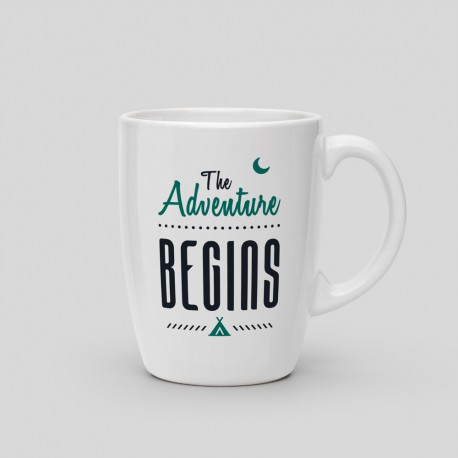 Mug The adventure begins Mug The adventure begins